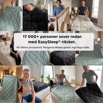 EasySleep® Duvet – Det 2-i-1 snabbtorkande täcket som gör lakan överflödiga.